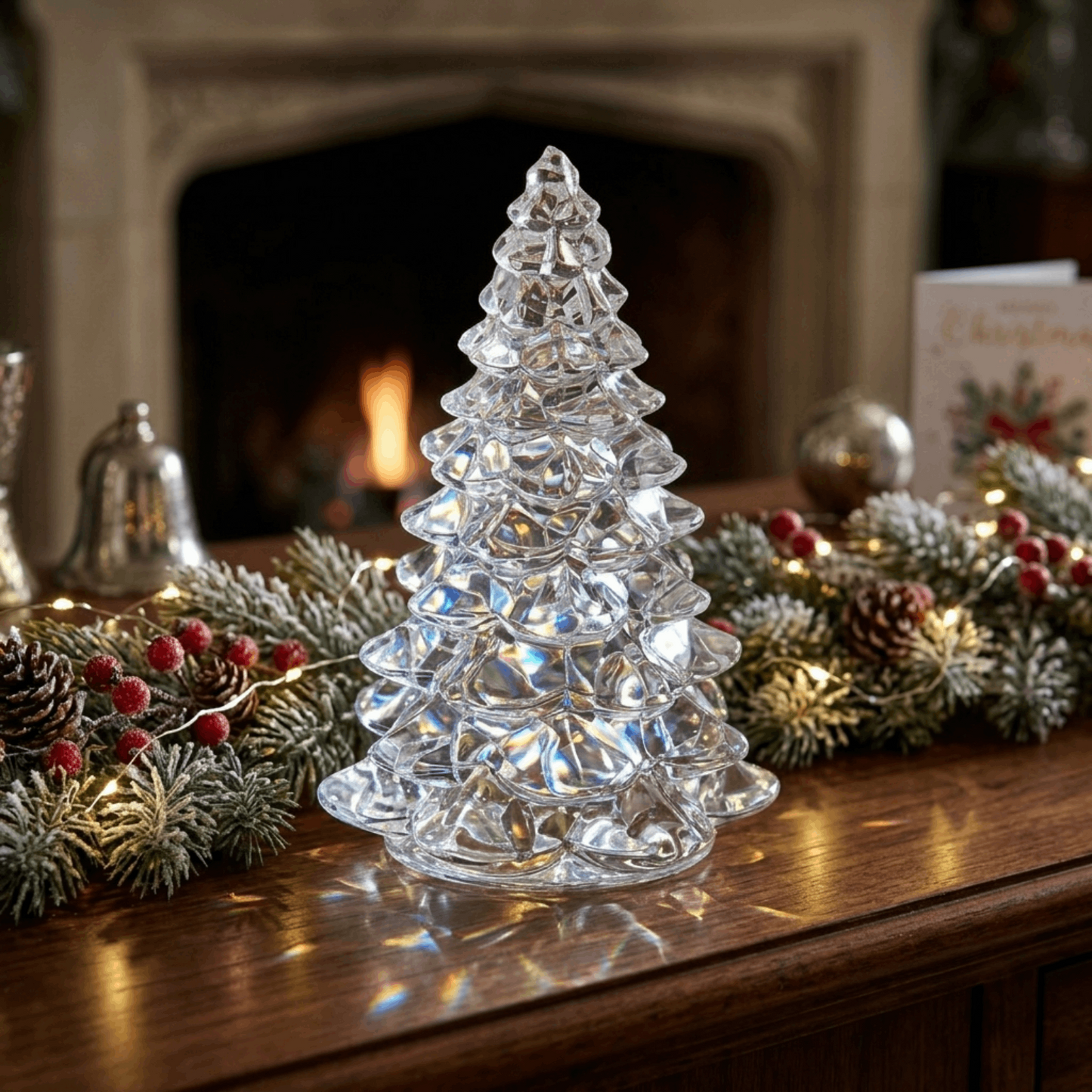 Modern Minimalist Resin Tree Ornament (White) Material