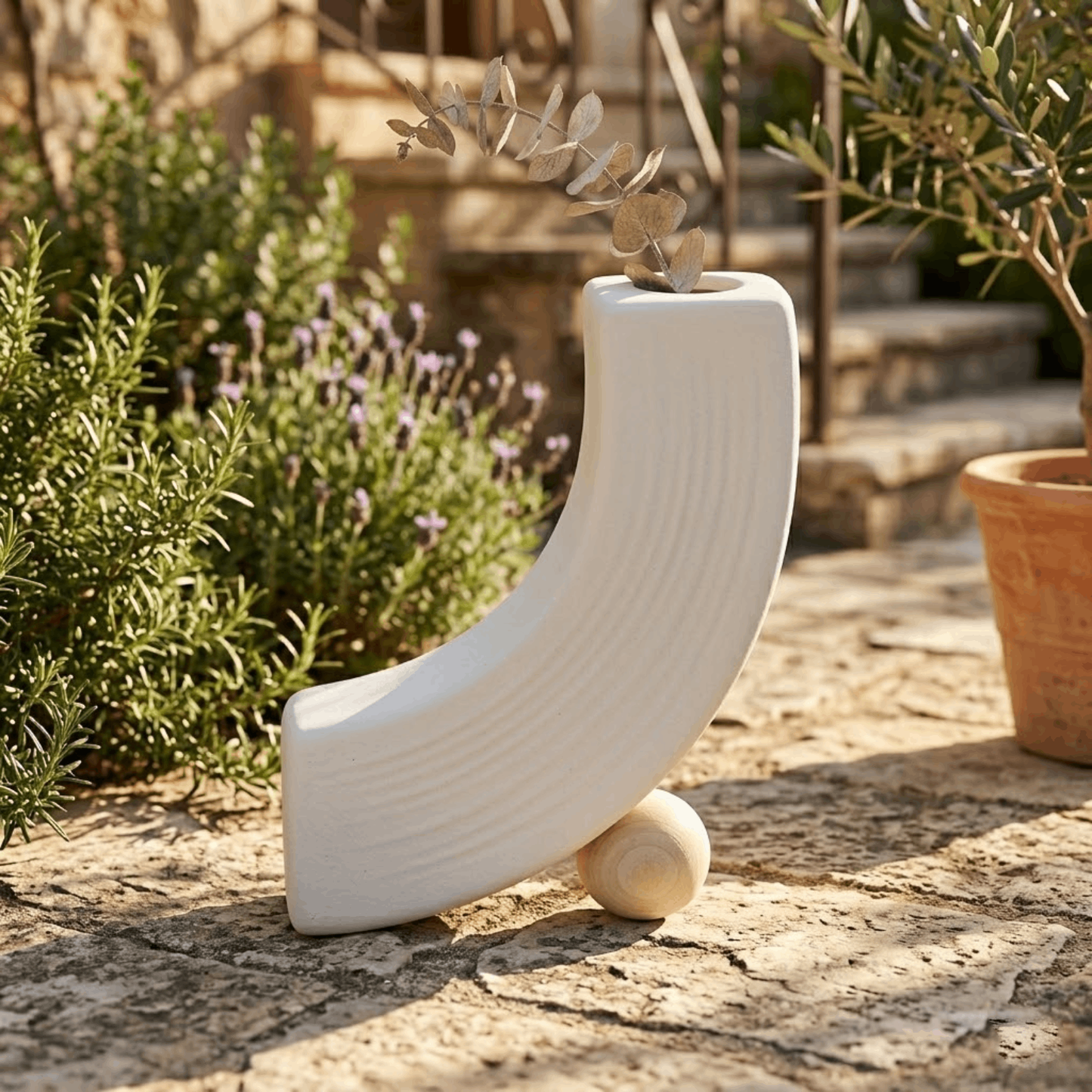 Modern Minimalist Matte Ceramic Vase