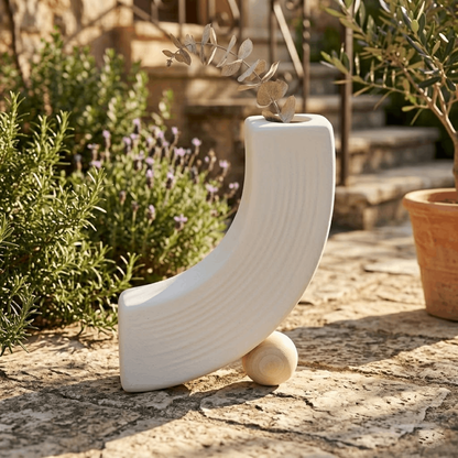 Modern Minimalist Matte Ceramic Vase