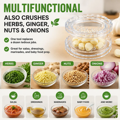 🎁Buy 1 Get 1 Free🔥Manual Garlic Twister & Masher