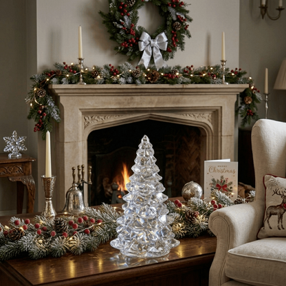Modern Minimalist Resin Tree Ornament (White) Material