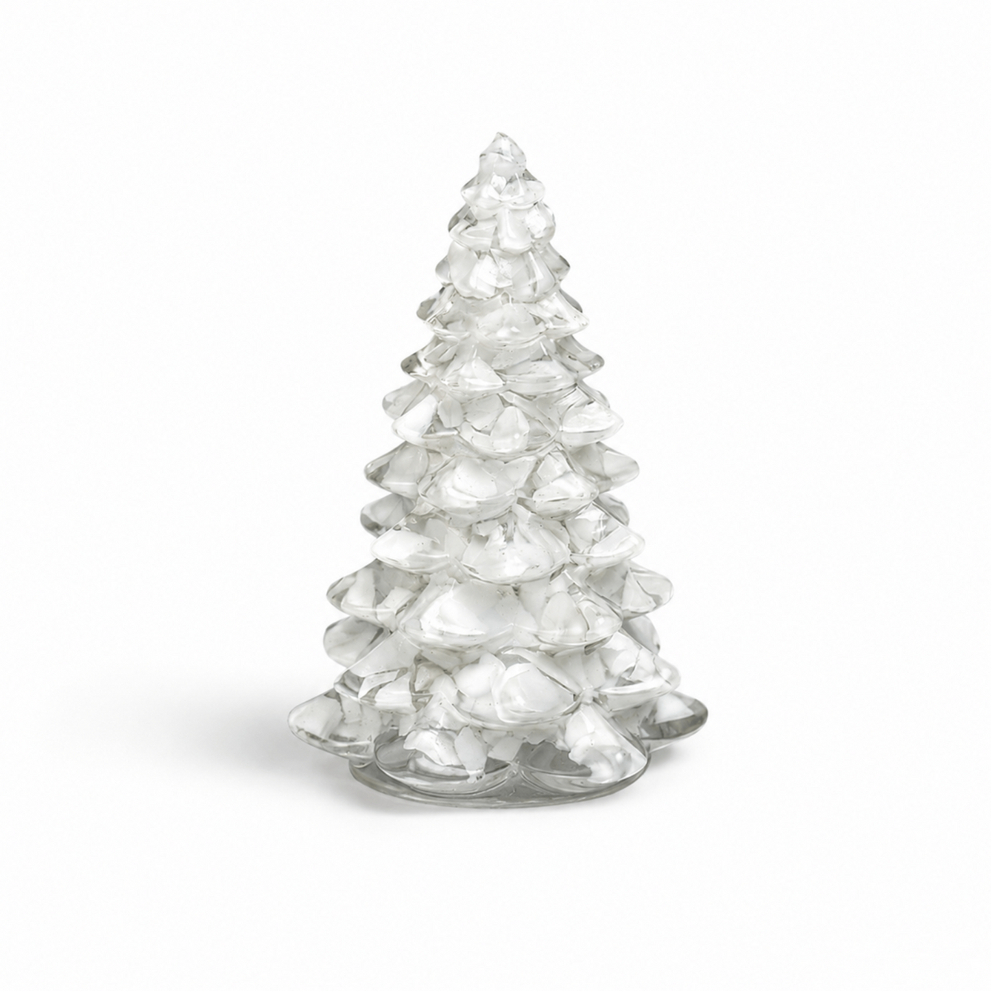 Modern Minimalist Resin Tree Ornament (White) Material