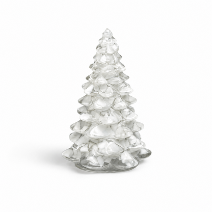 Modern Minimalist Resin Tree Ornament (White) Material