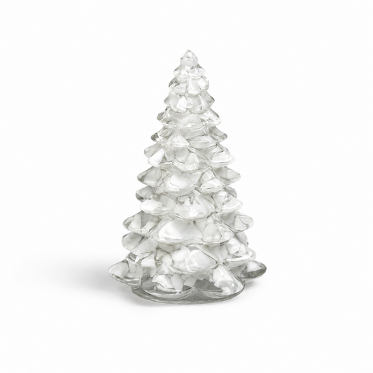 Modern Minimalist Resin Tree Ornament (White) Material